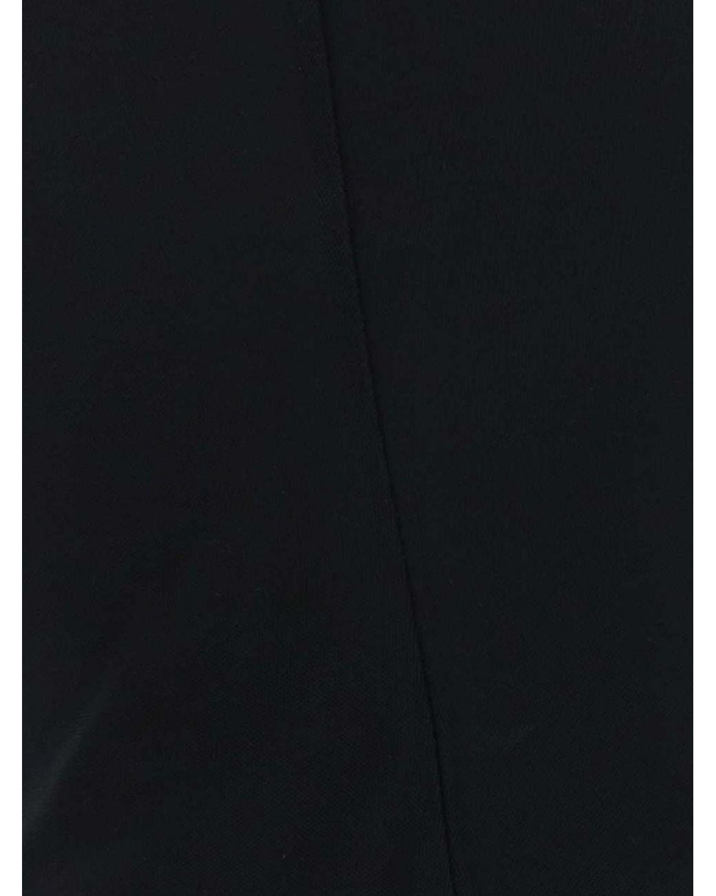 McQueen Black Mesh Asymmetric Tank Top