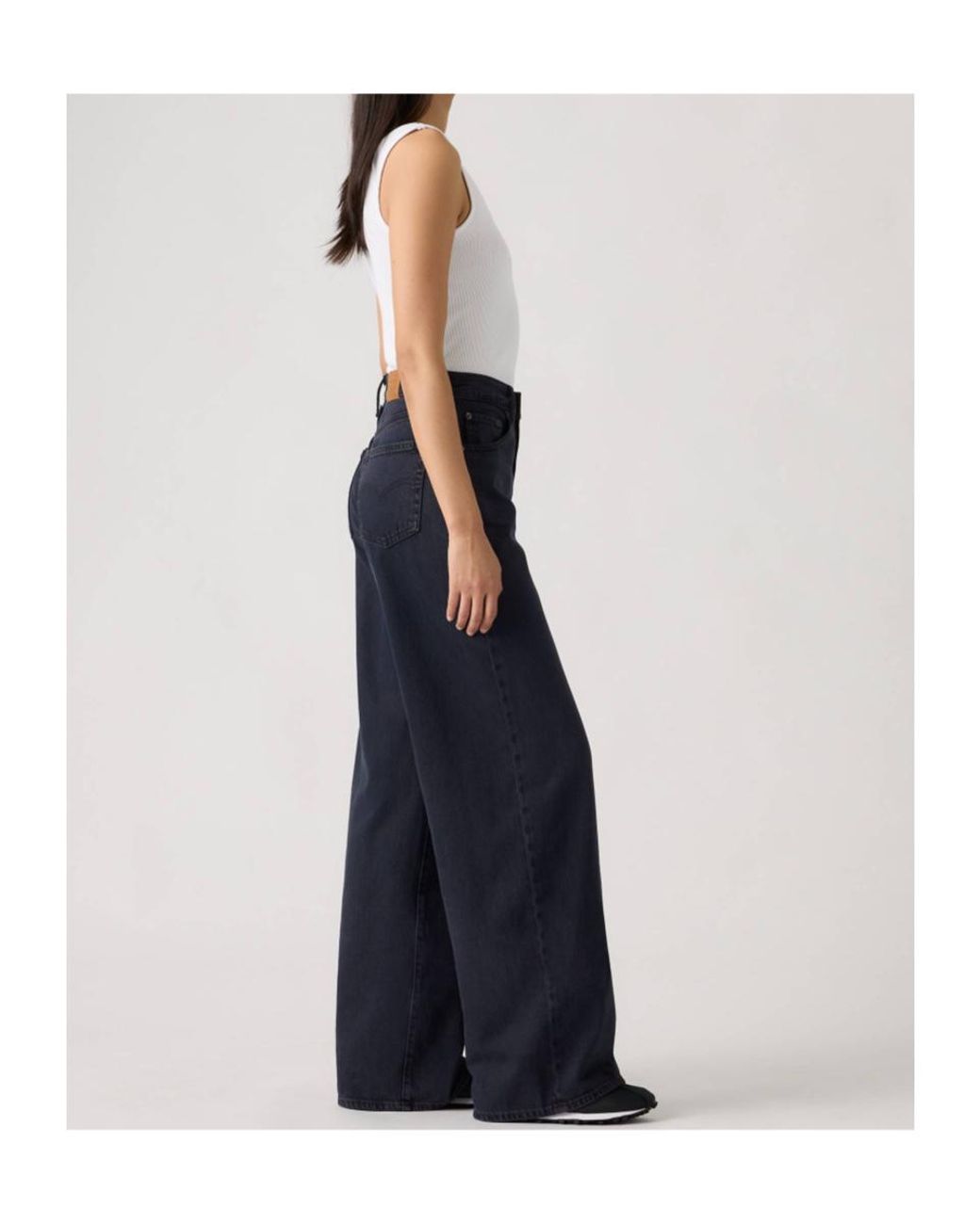 Levi's Blue Cinch Wide-Leg Jeans