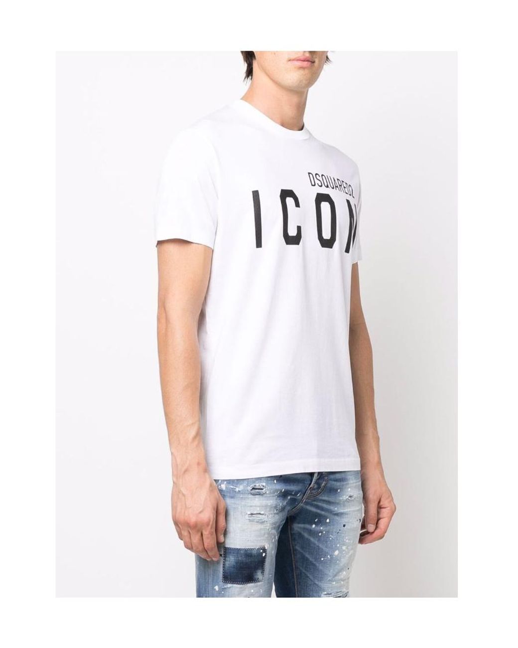 DSquared² White T-shirt for men