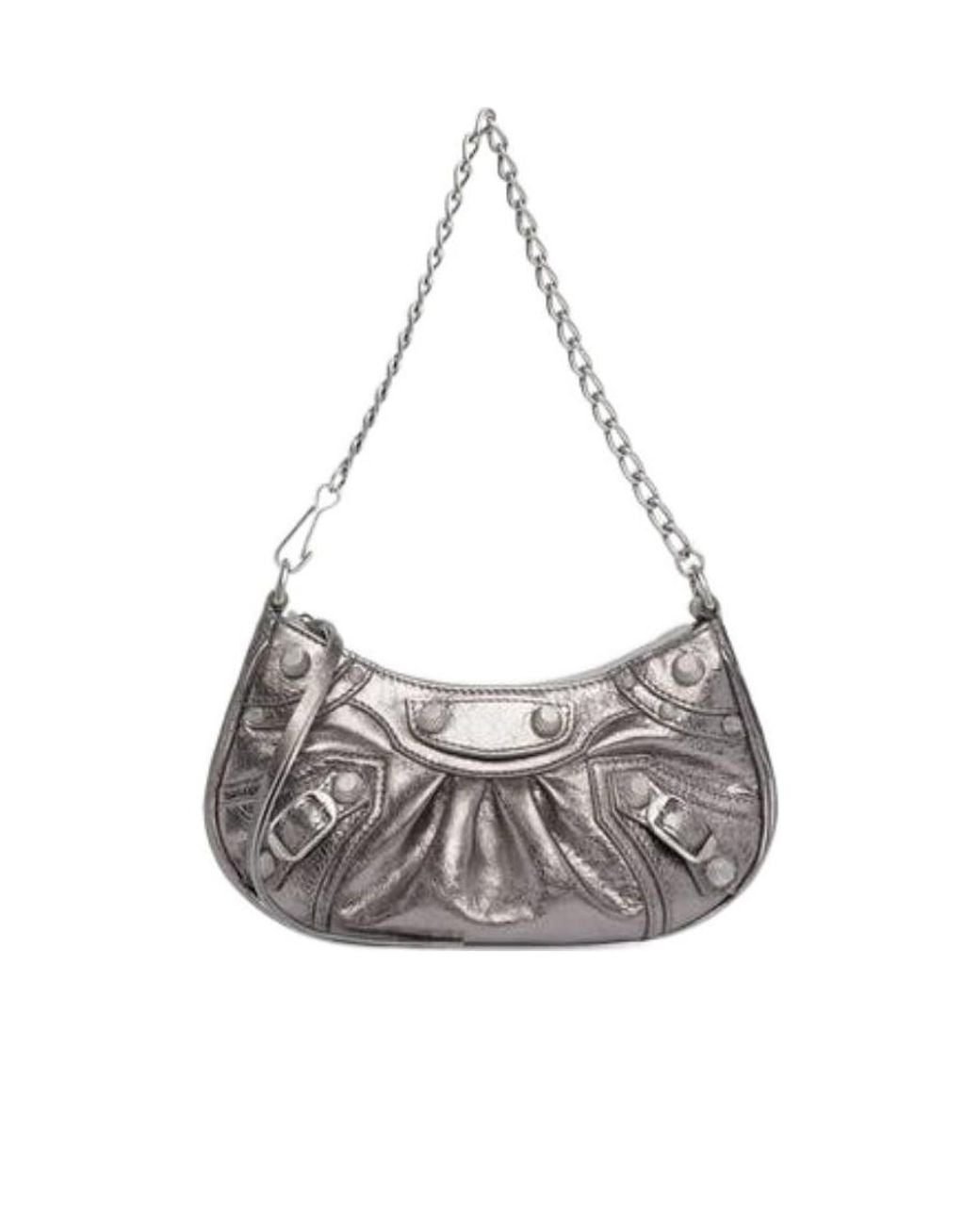 Balenciaga Gray Le Cagole Mini Shoulder Bag