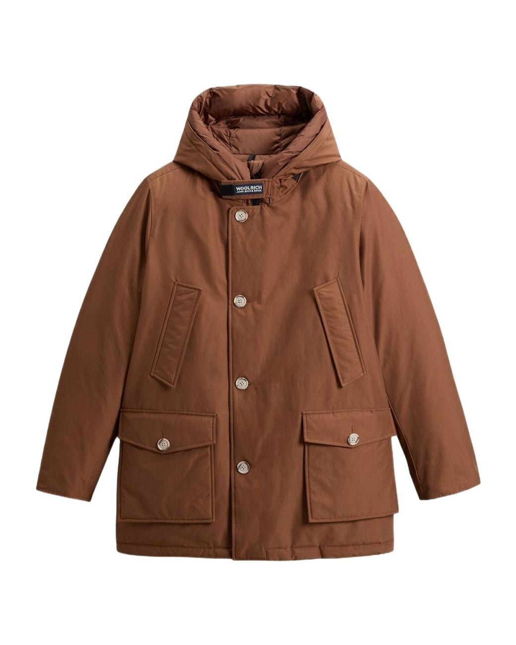 Woolrich Brown Arctic Hooded Parka for men