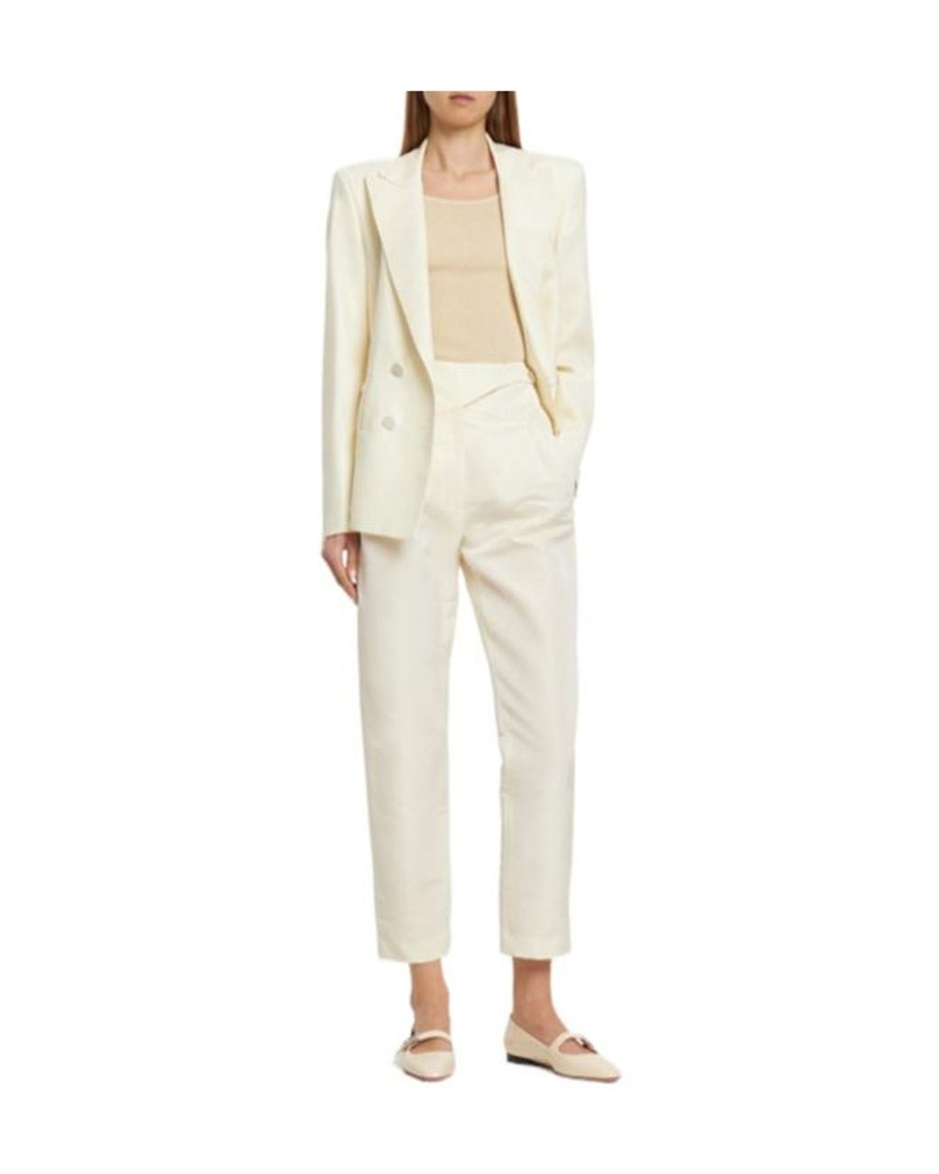 Blazé Milano Natural Shamrock Cream Basque Pants