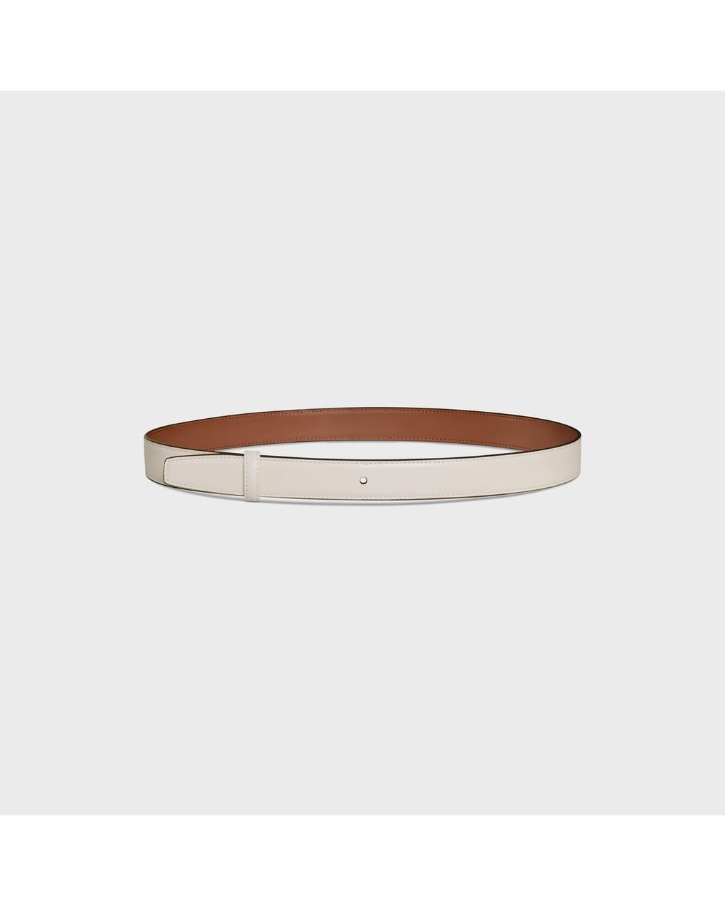 Céline White Reversible Strap 25