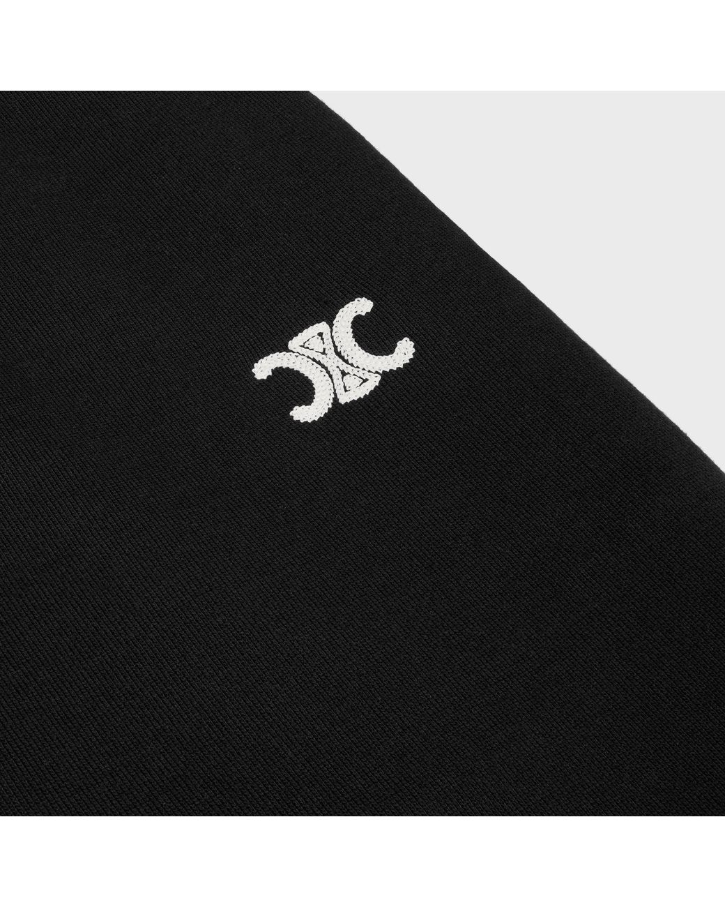 Céline Black Triomphe Jogging Pants for men