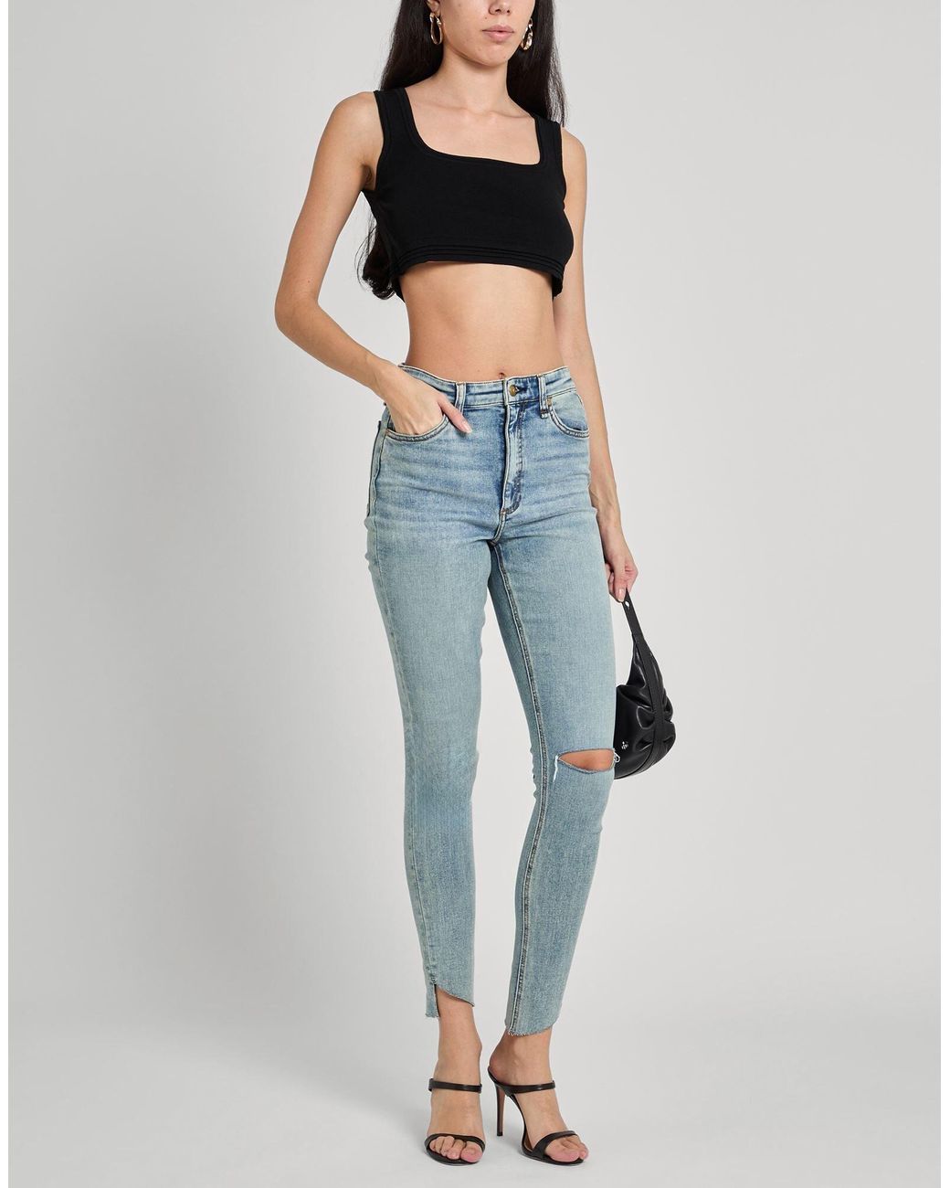 Rag & Bone Blue Denim Trousers
