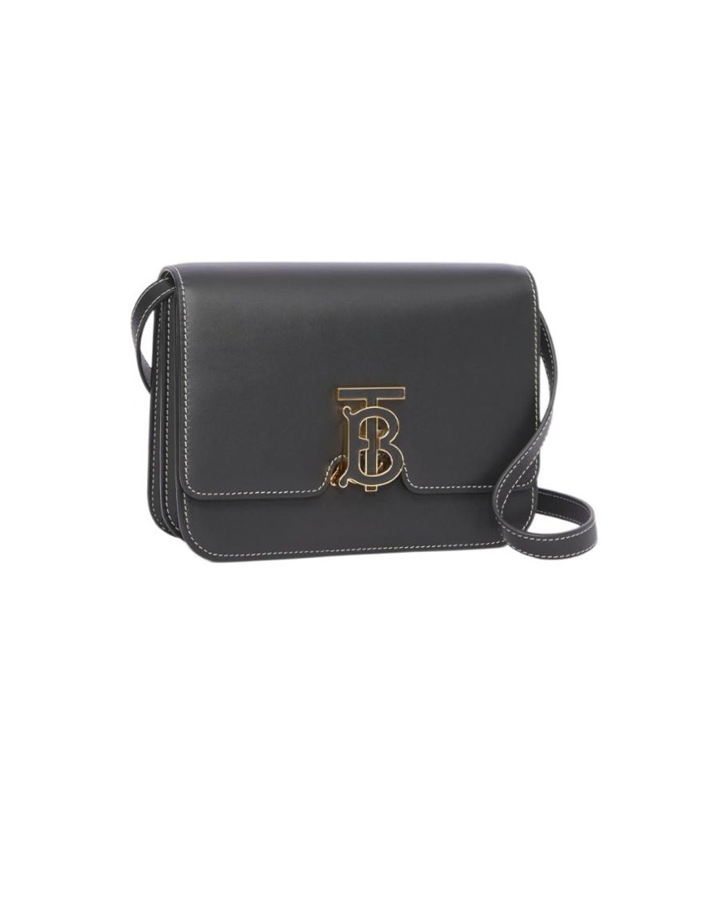 Burberry Black Small Tb Monogram Bag