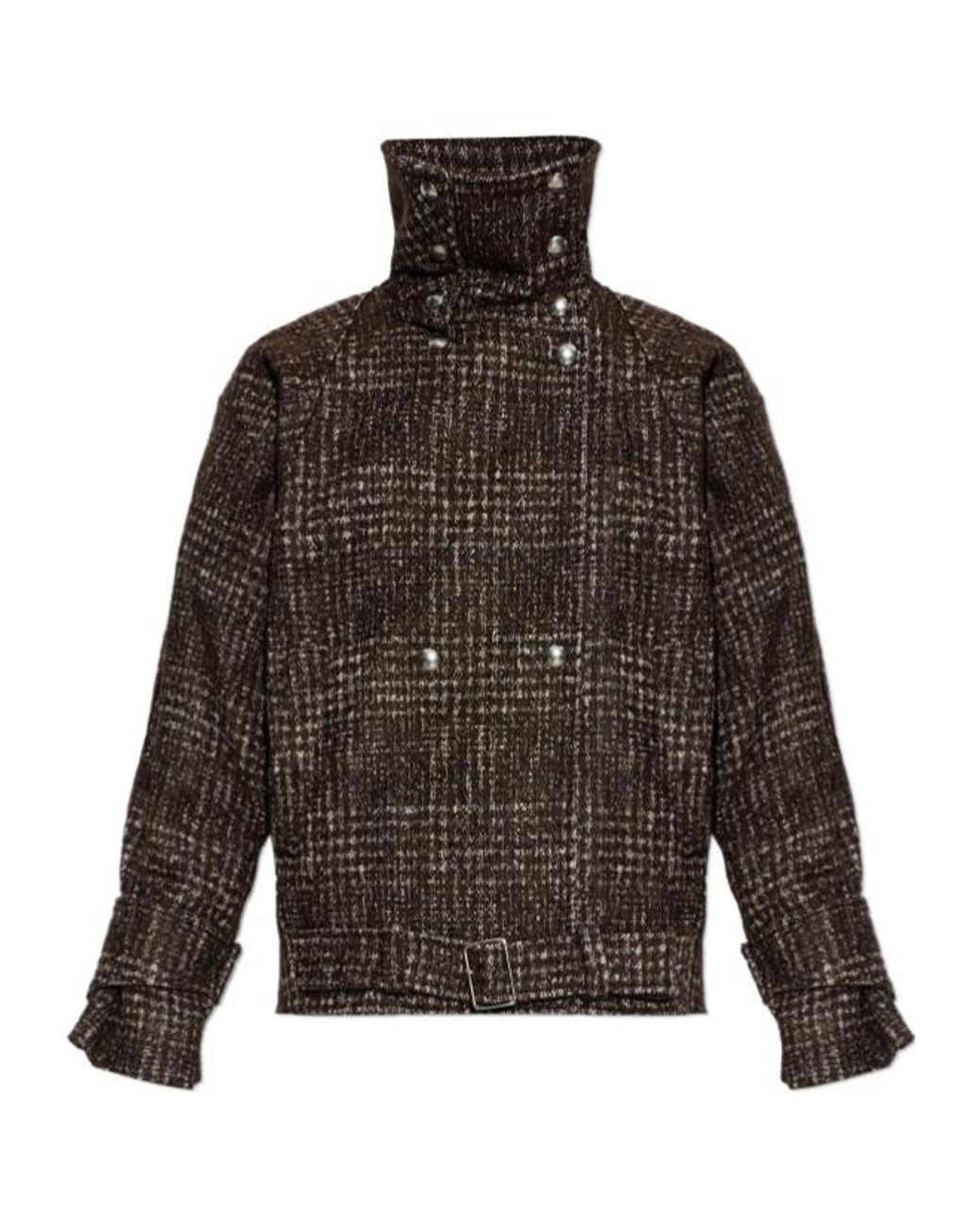 IRO Brown Long-Sleeved Casual Jacket