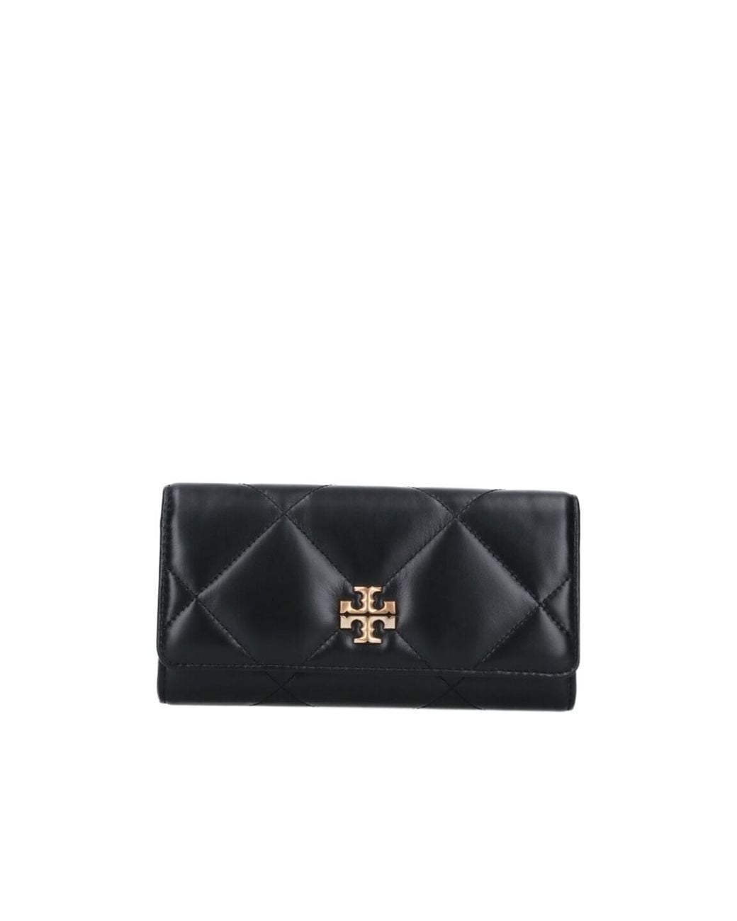 Tory Burch Black Logo-Plaque Wallet