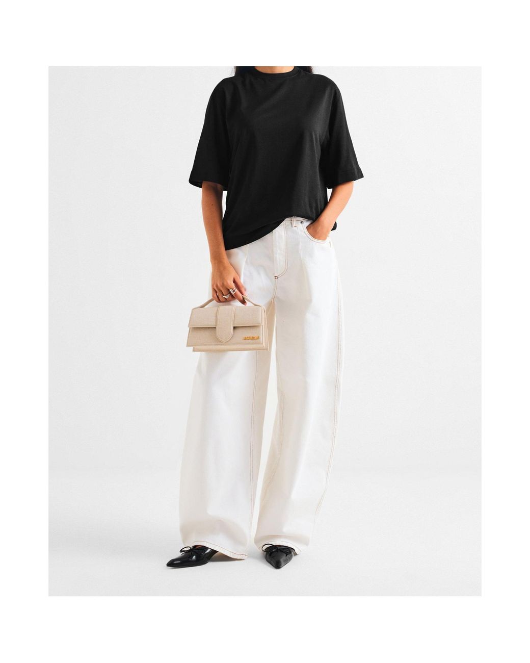 Jacquemus Black Oversized T-Shirt