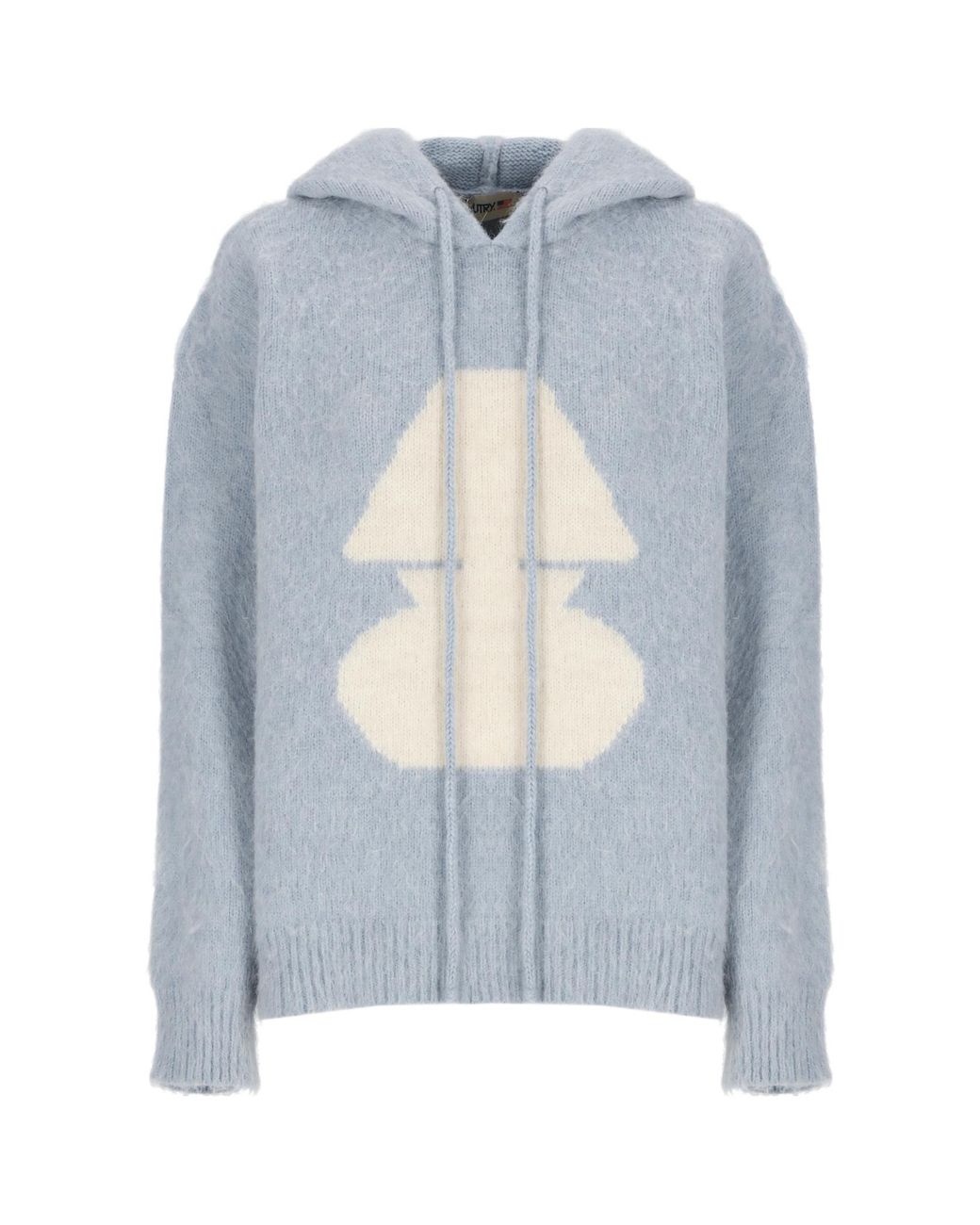 Autry Blue Knit Hoodie