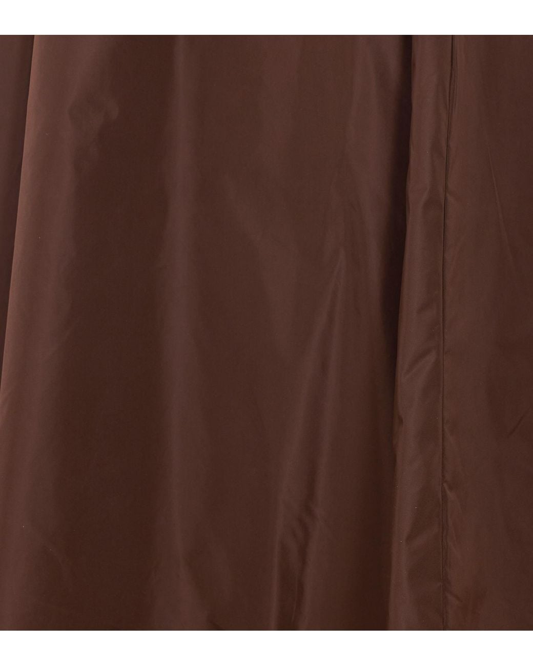 Add Brown Nylongloss Midi Skirt