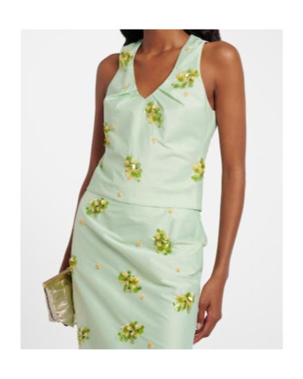 ShuShu/Tong Green Sequined Top