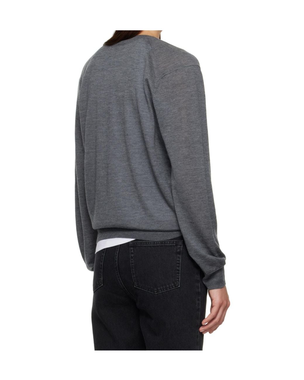 Loulou de Saison Blue Julio V-Neck Sweater