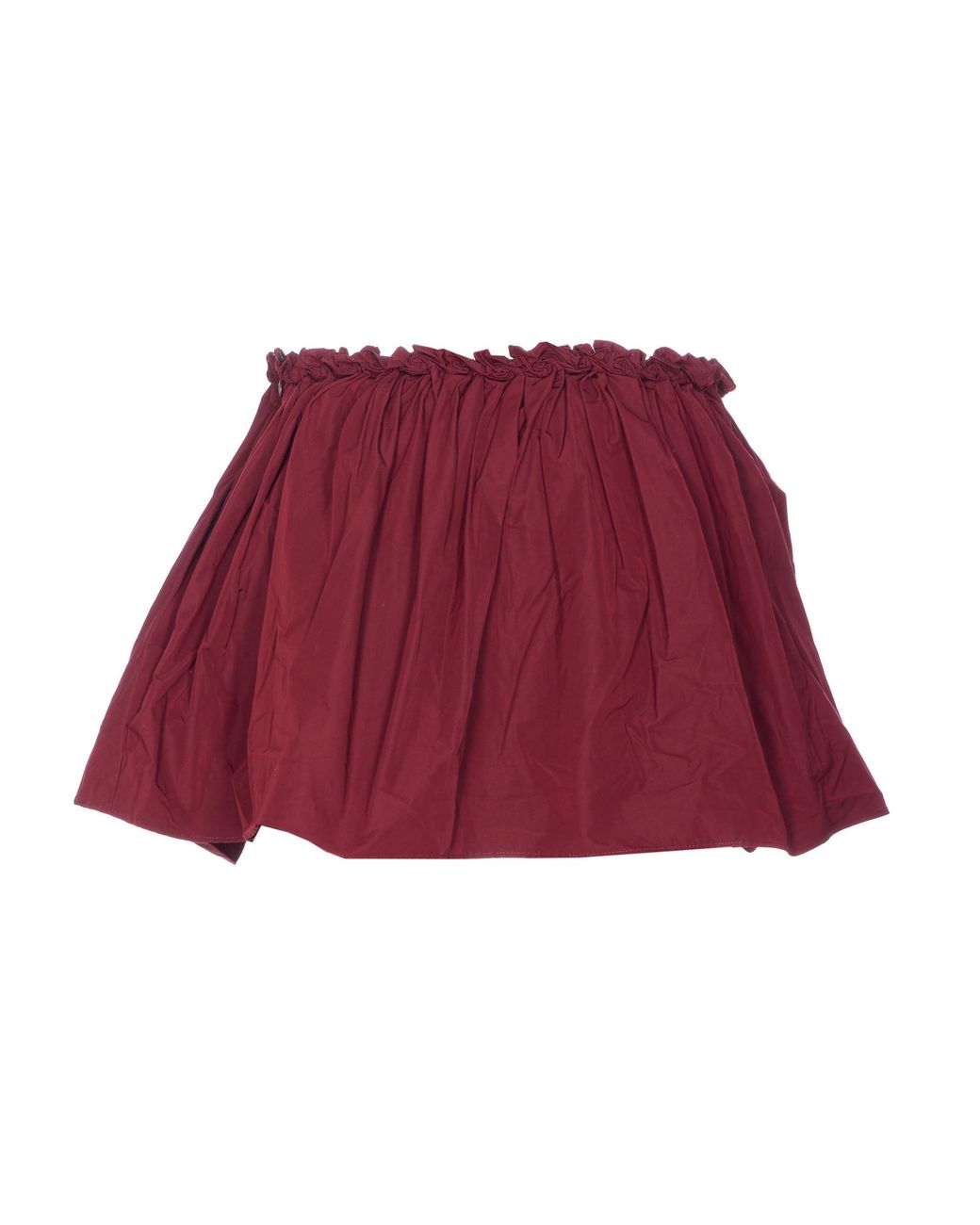 ShuShu/Tong Red Shushu/Tong Floral Elasticized Mini Skirt