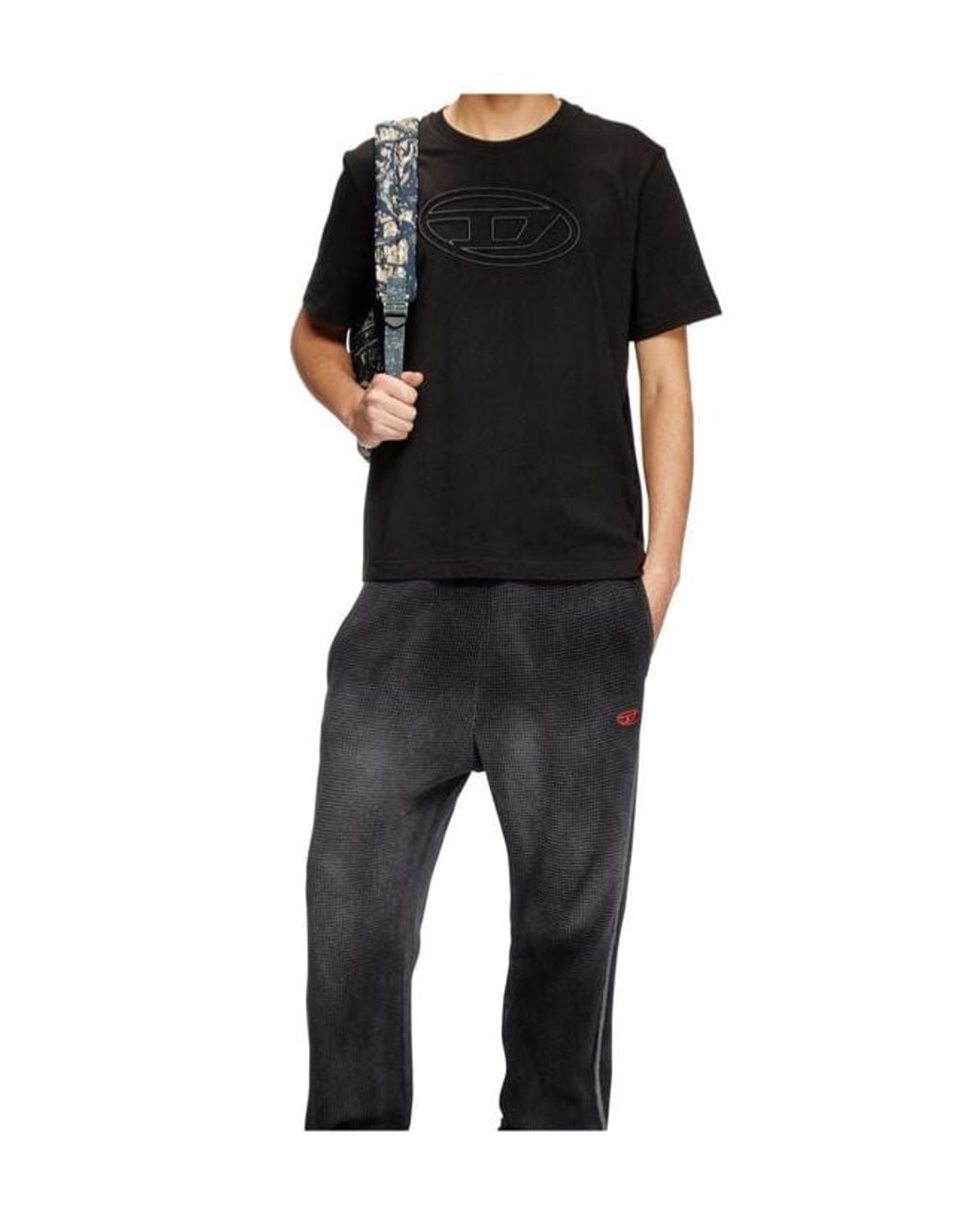 DIESEL Black Adjust Bigoval for men