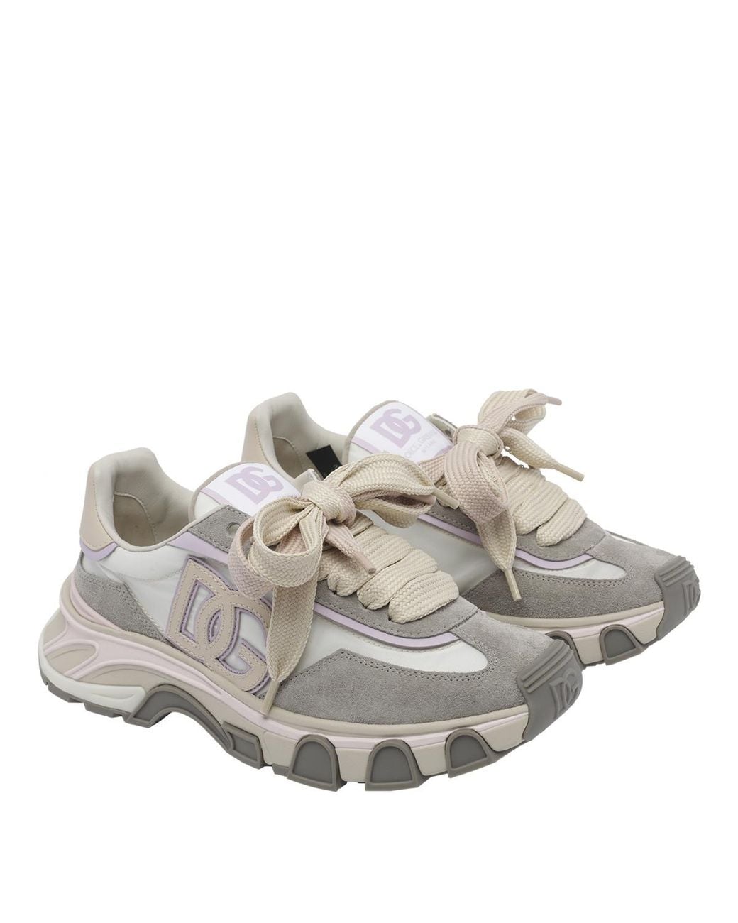 Dolce & Gabbana Gray Country Road Dg Sneakers