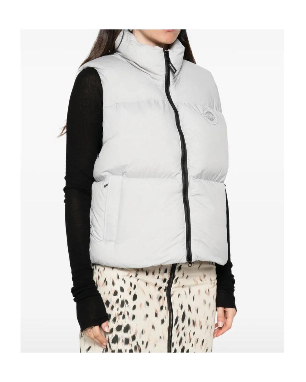 Canada Goose Gray Fallon Down Puffer Vest