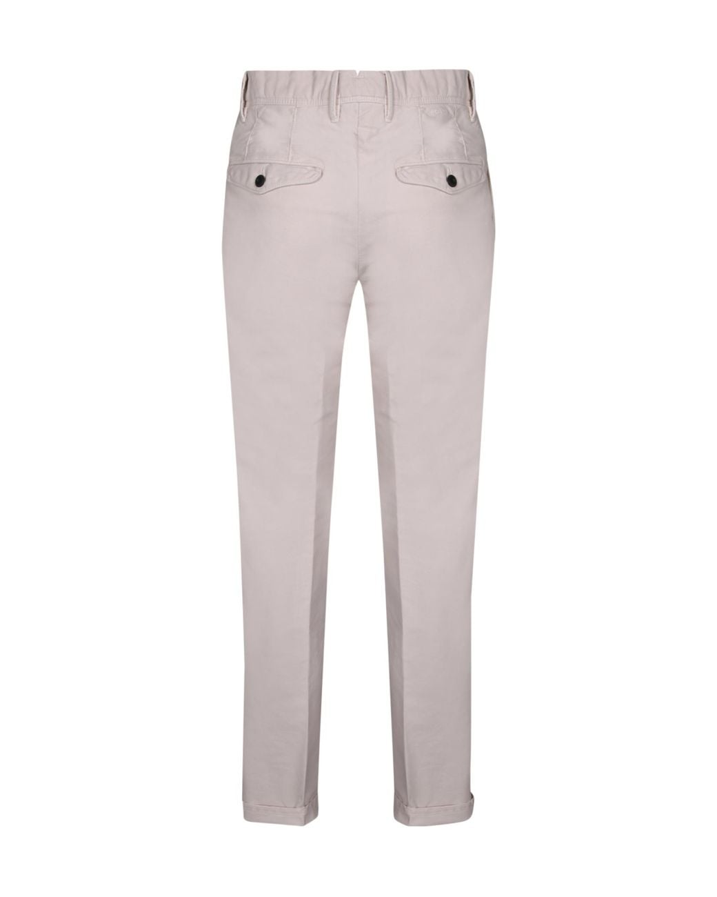 Incotex Gray Pleated Trousers for men