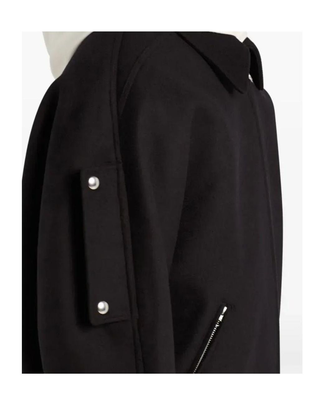 Courreges Black Courrèges Embroidered Bomber Jacket for men
