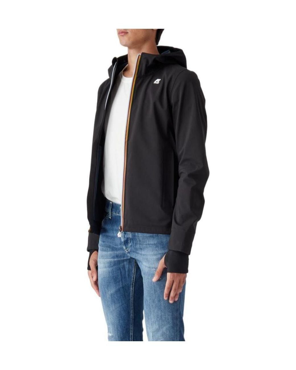 K-Way Blue Jacko Bonded Jacket for men