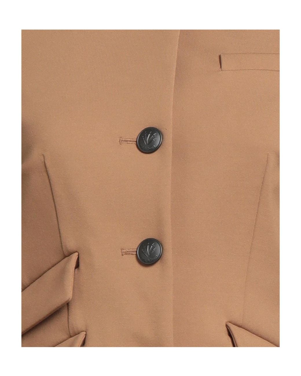 Rag & Bone Brown Slim Fit Stand Collar Blazer