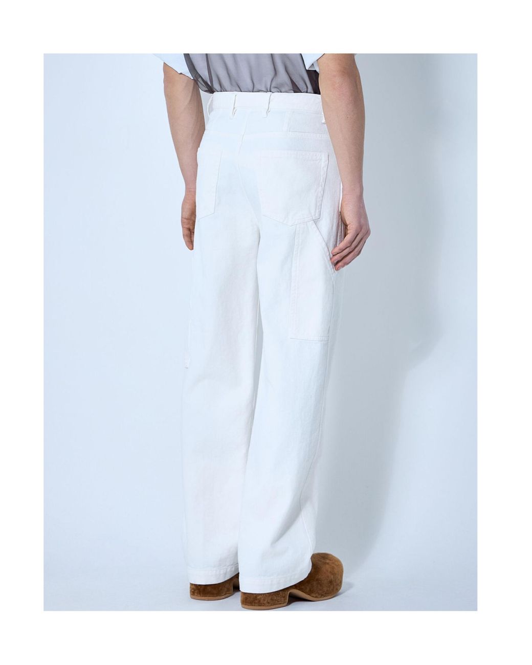 Dries Van Noten Blue Loose Fit Pants for men