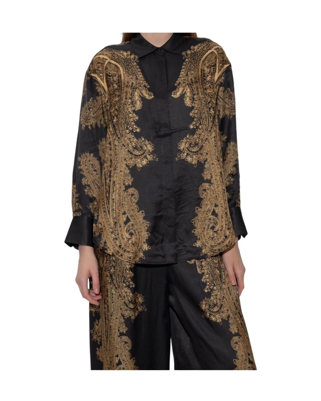 AllSaints Gray Bernie Long-Sleeved Shirt