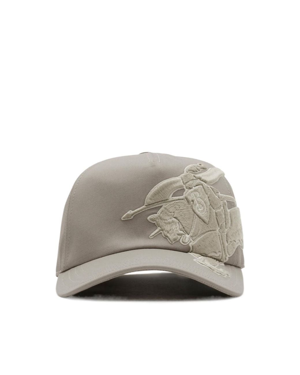Burberry Gray Ekd Embroidered Baseball Cap for men