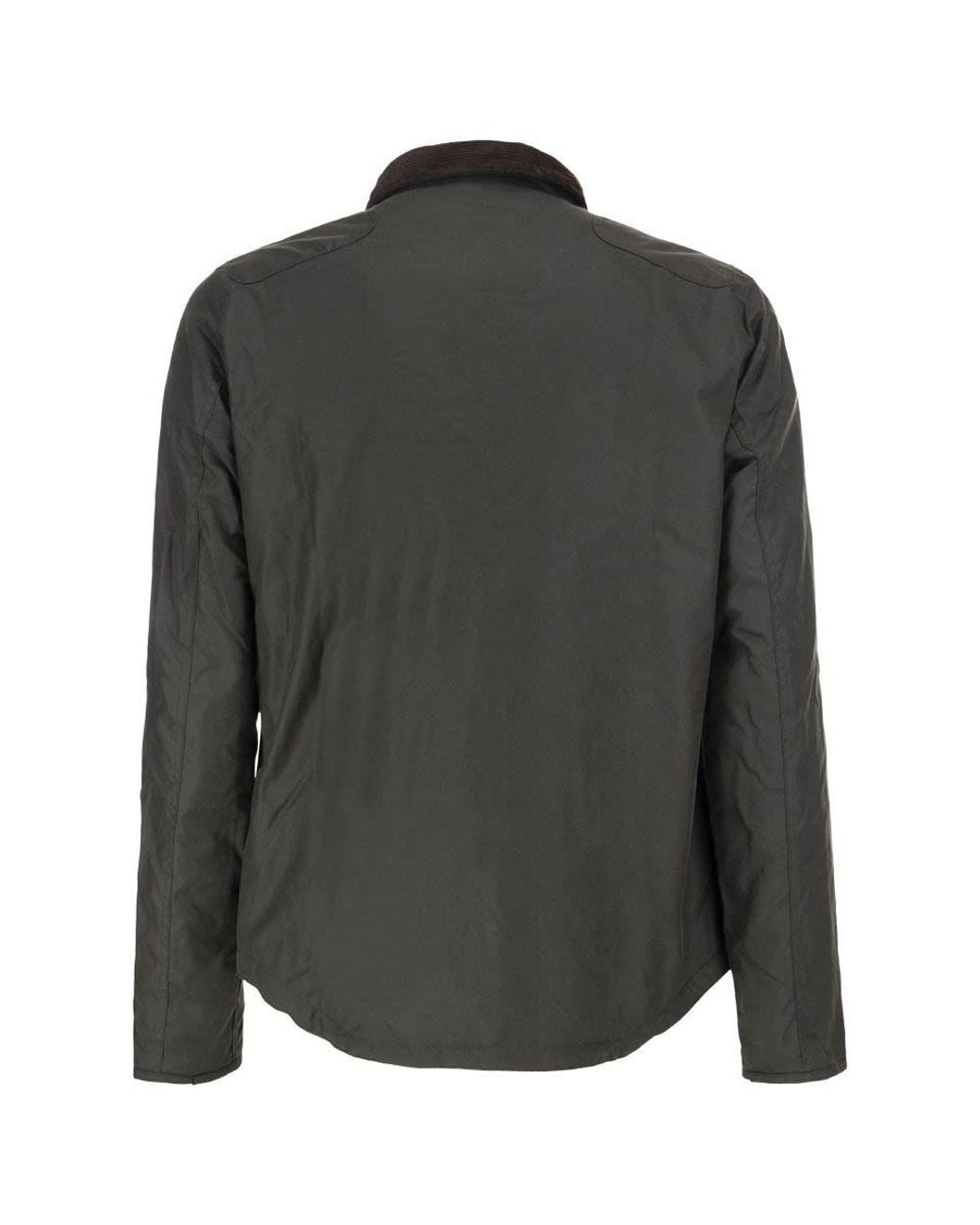 Barbour Black Reelin Wax-Coated Jacket for men