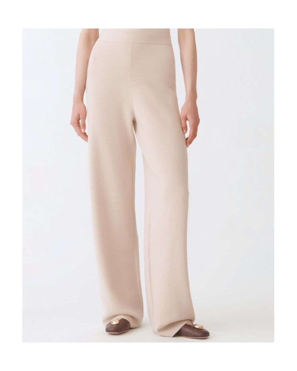 Fabiana Filippi Natural Knitted Jogging Pants