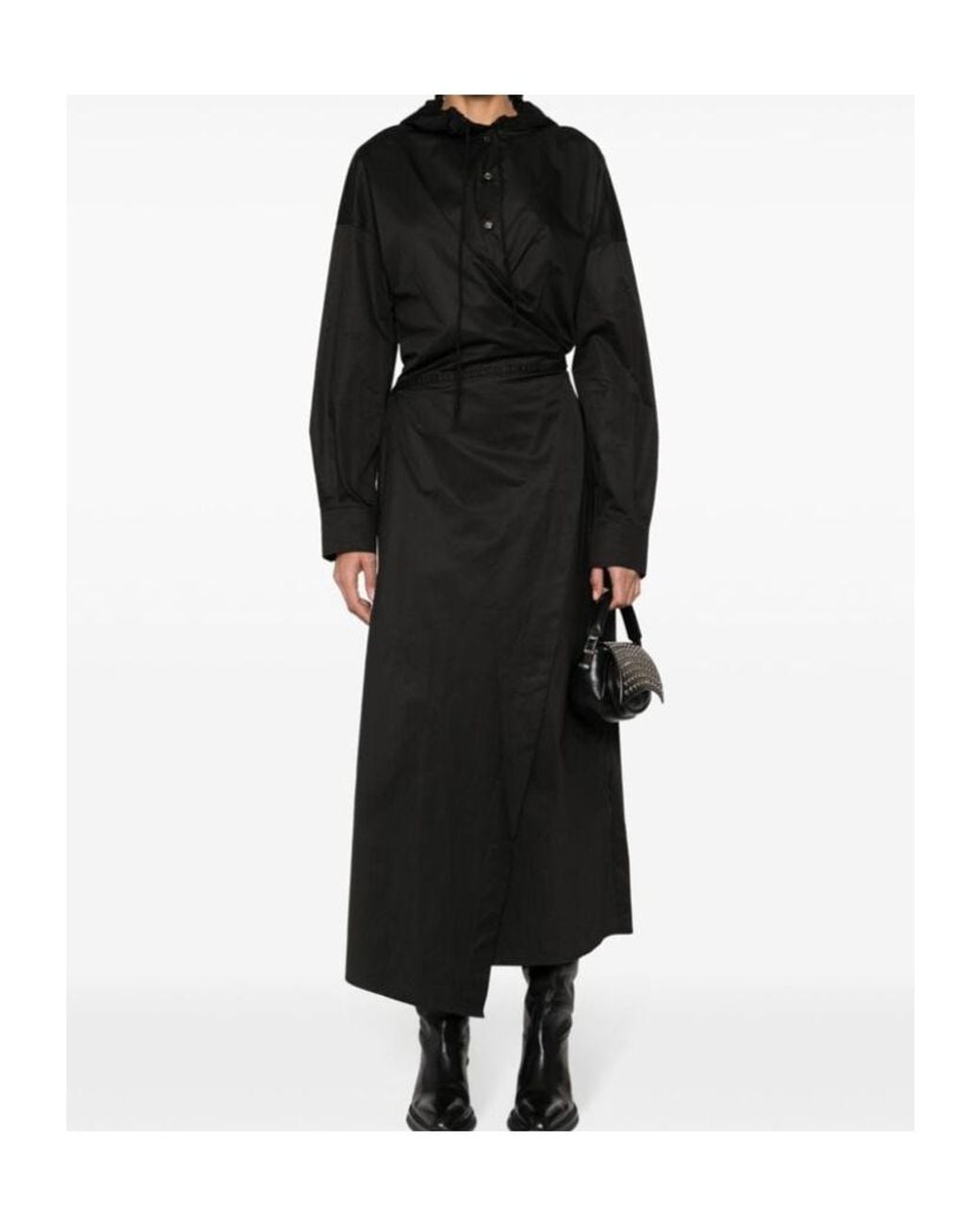 DIESEL Black D-Kley V-Neck Maxi Dress