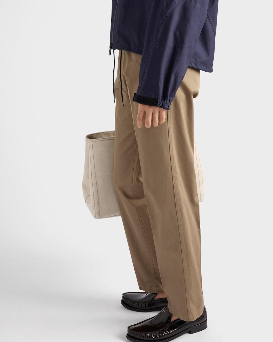 Prada Natural Cotton Straight Chinos for men