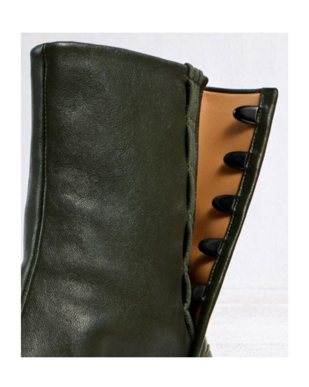 Maison Margiela Green Tabi Ankle Boots