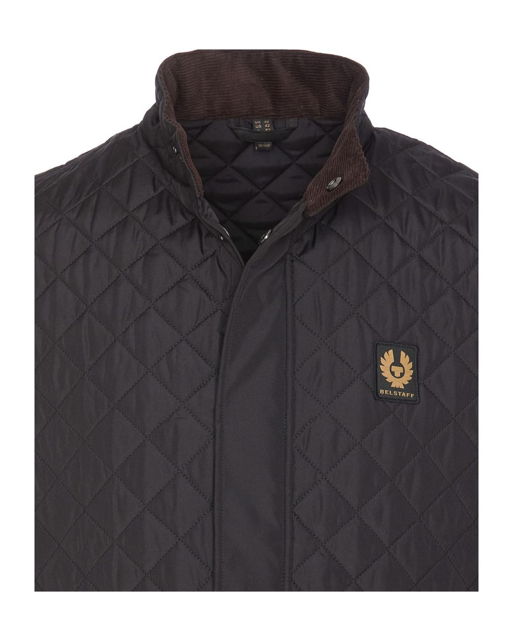 Belstaff Gray Quilted Gilet Jacket for men