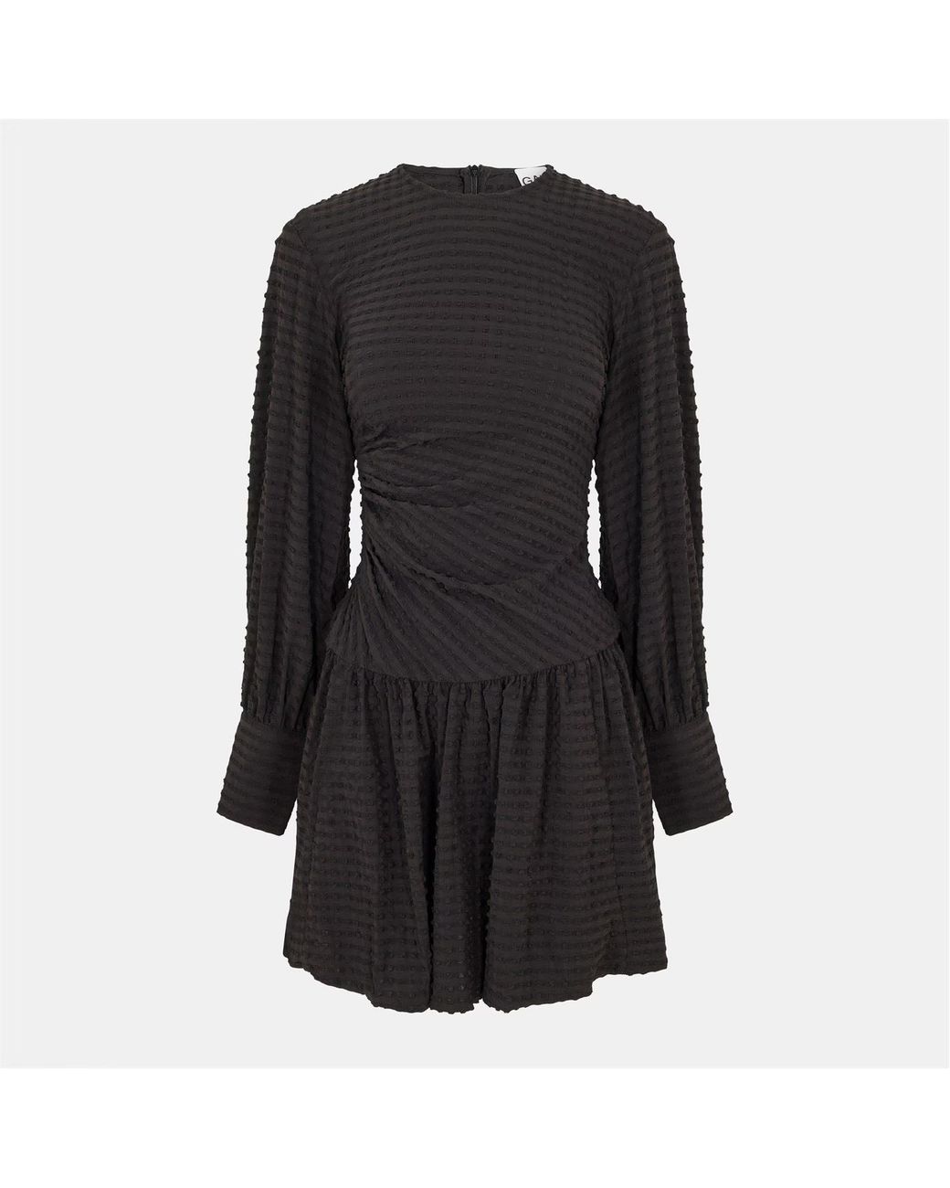 Ganni Black Gthrd Mini Drs Ld99