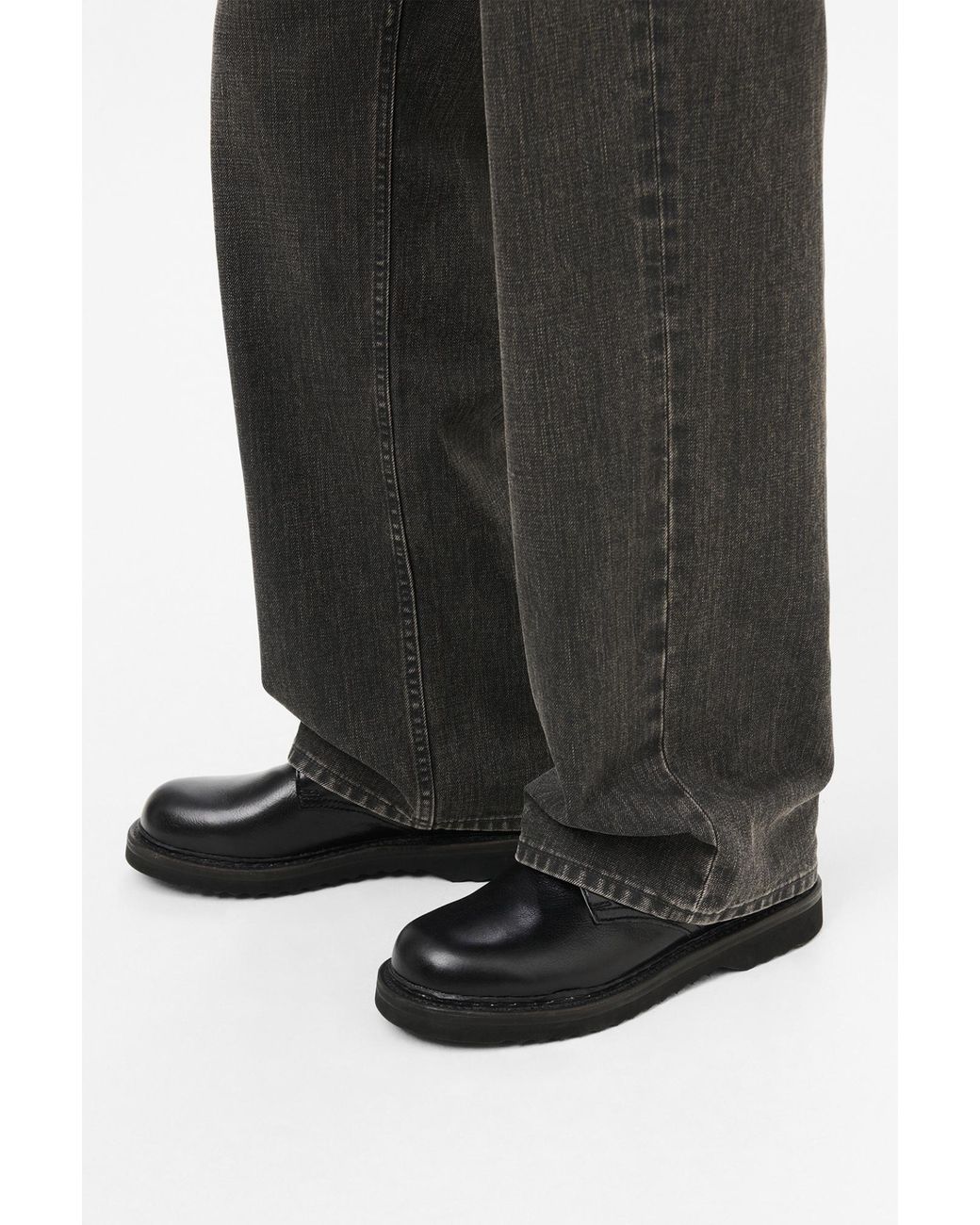 Our Legacy Black Trampler Chunky Derby Shoes for men