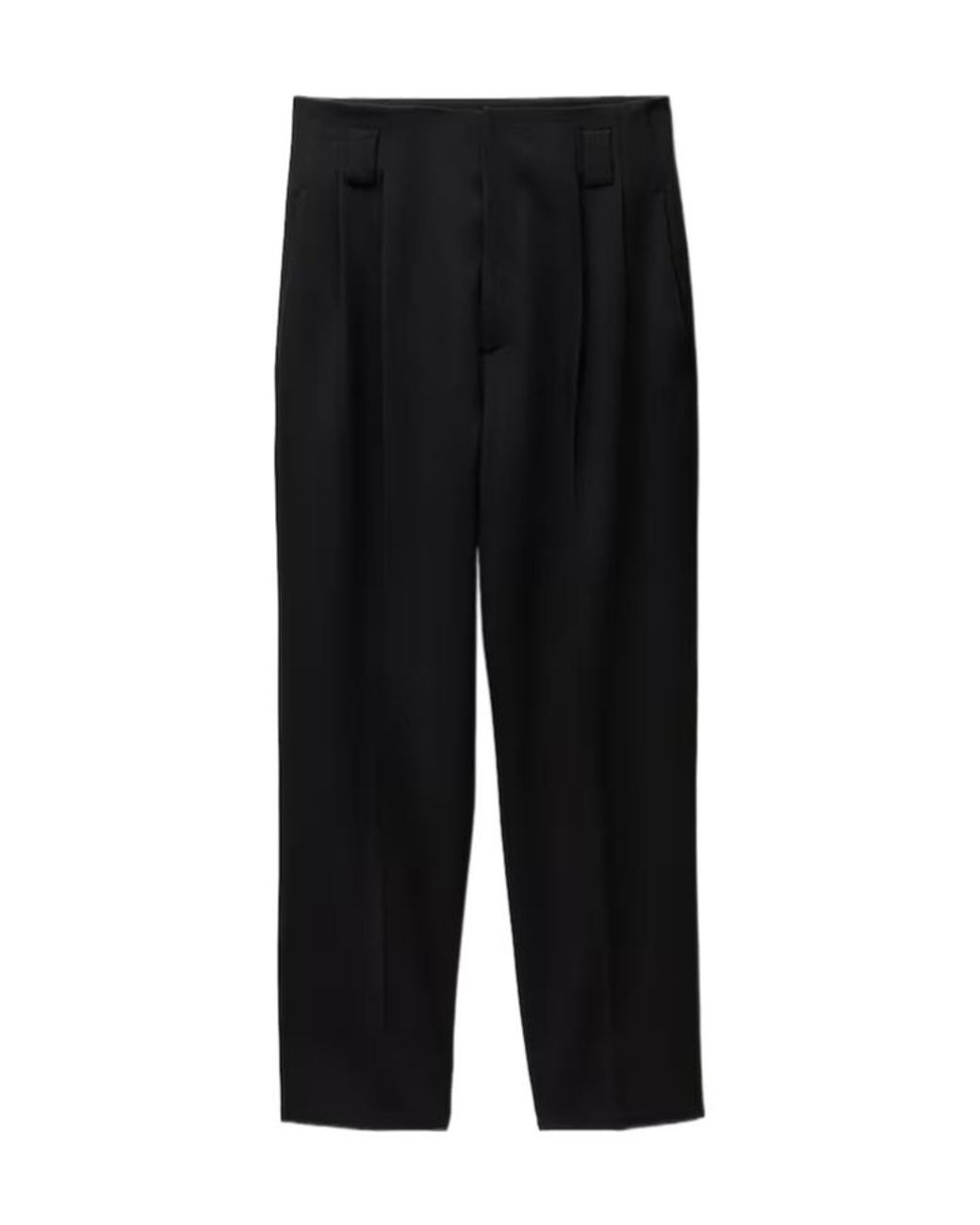 Versace Black Pleated Tailored Pants for men