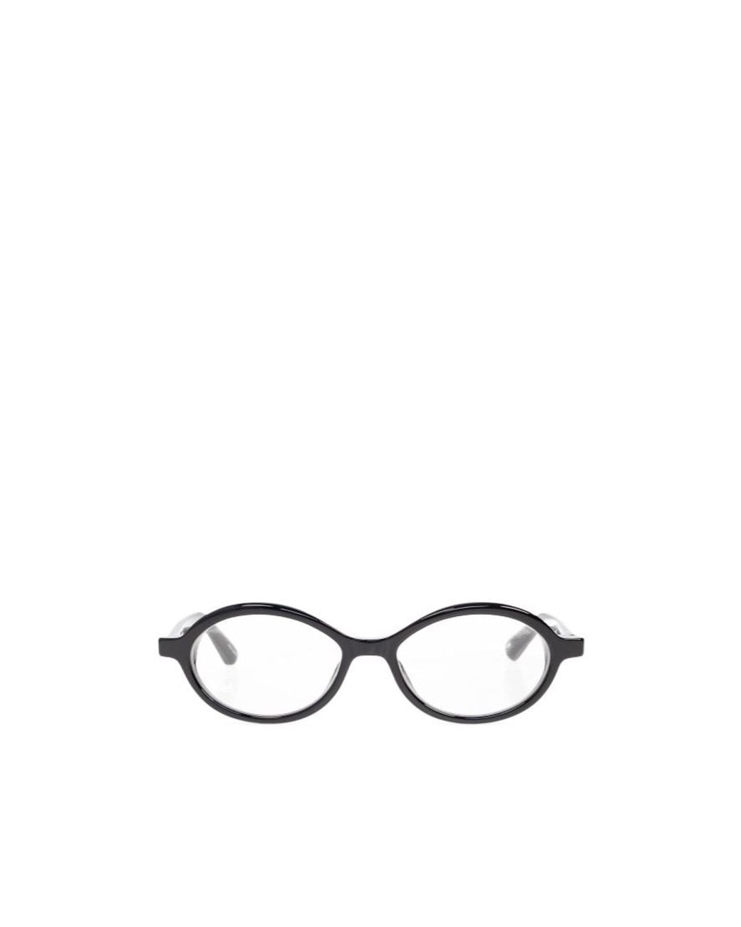 Jacquemus White Oval Frame Glasses