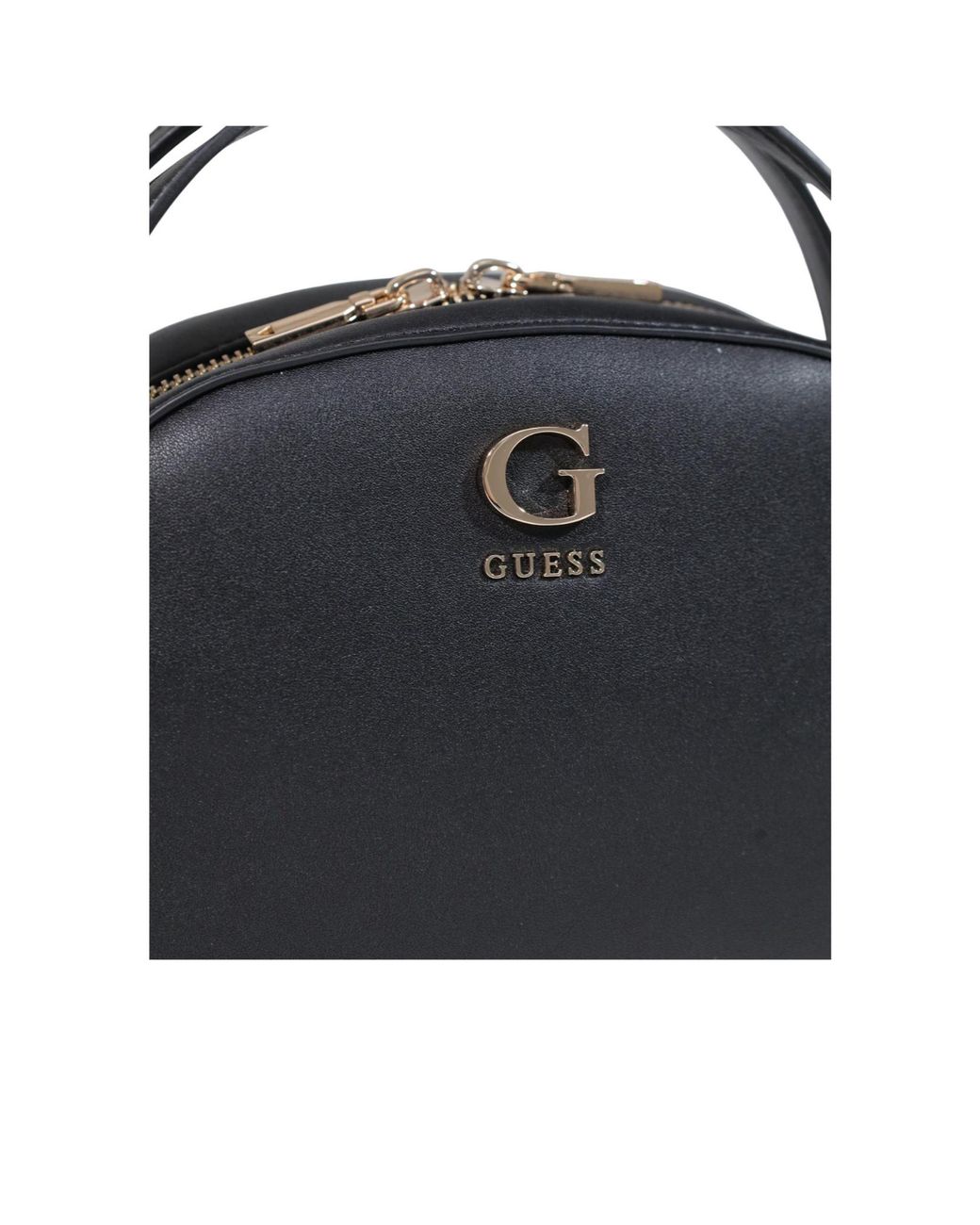 Guess Black Coleen Logo-Plaque Top-Handle Tote Bag