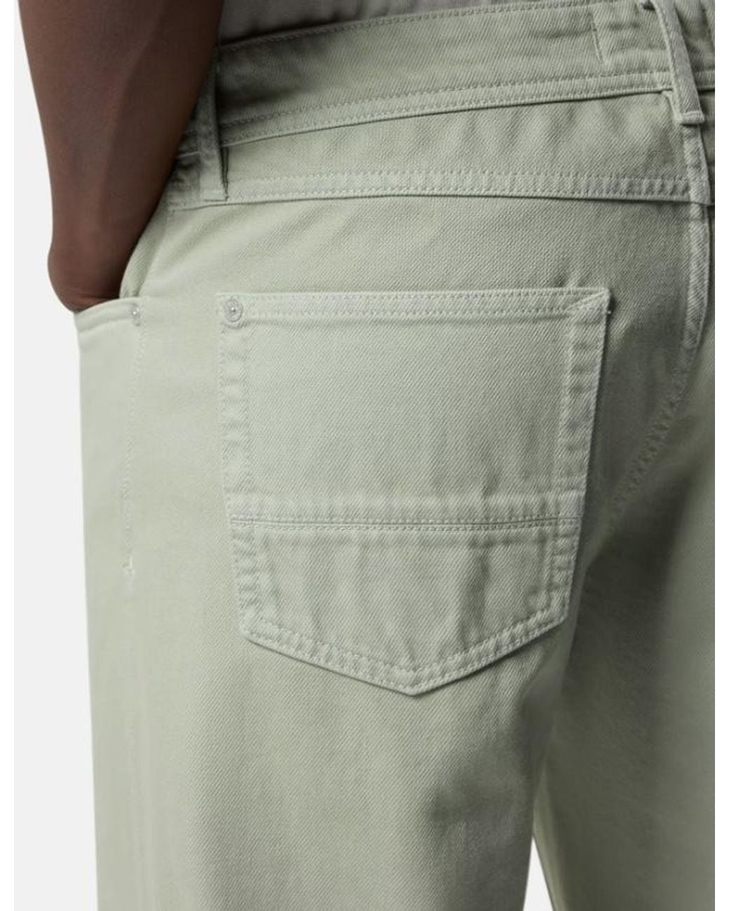 Stone Island Green Regular-Straight-Fit Five-Pocket Jeans for men