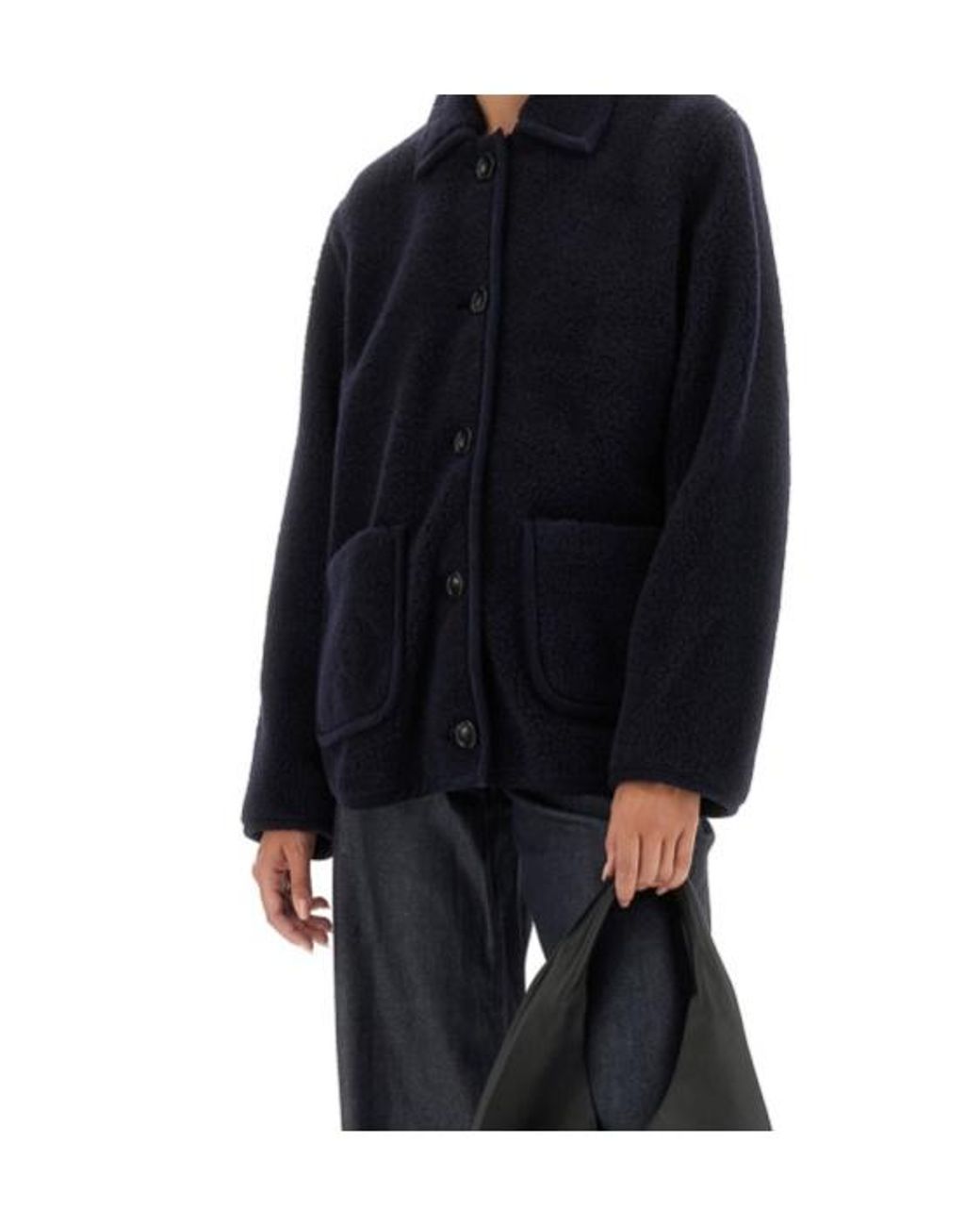 A.P.C. Blue Long Sleeve Buttoned Jacket