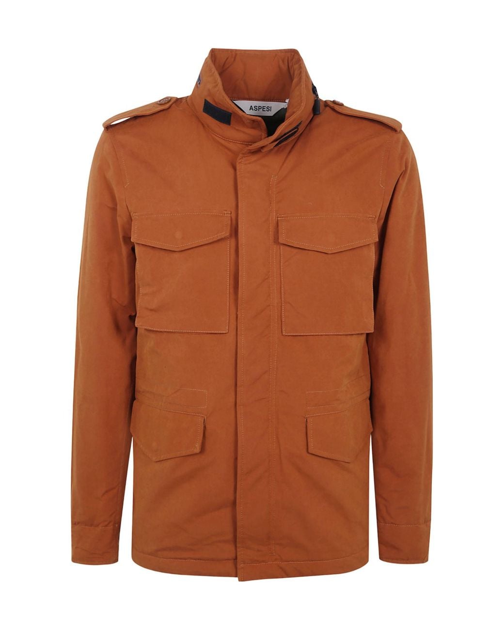 Aspesi Brown Long-Sleeve Jacket for men