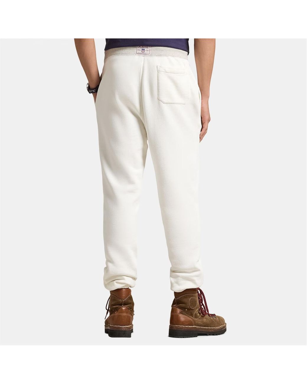 Polo Ralph Lauren White Logo Track Pants for men