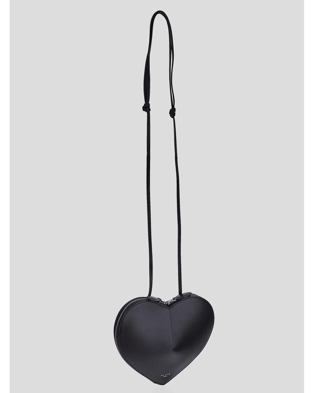 Alaïa Black Alaïa Le Coeur Heart-Shape Crossbody Bag