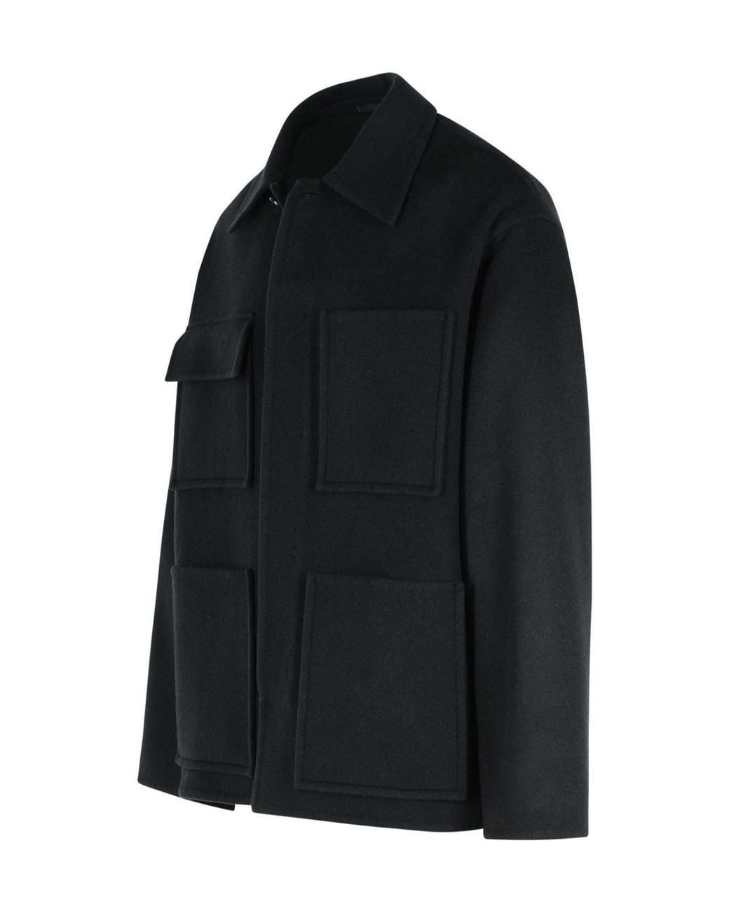 Jil Sander Black Straight Hem Jacket for men