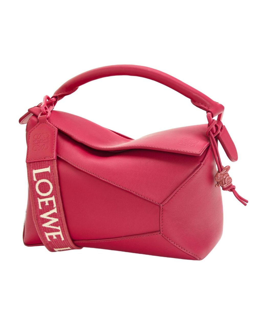 Loewe Pink Small Puzzle Shoulder Bag