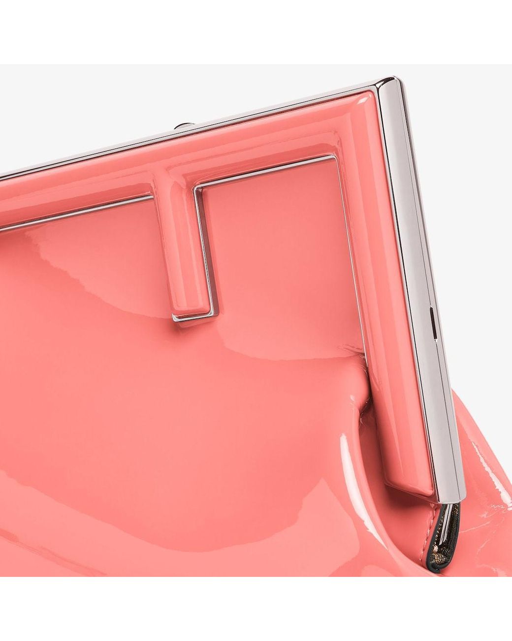 Fendi Pink First Midi Clutch Bag
