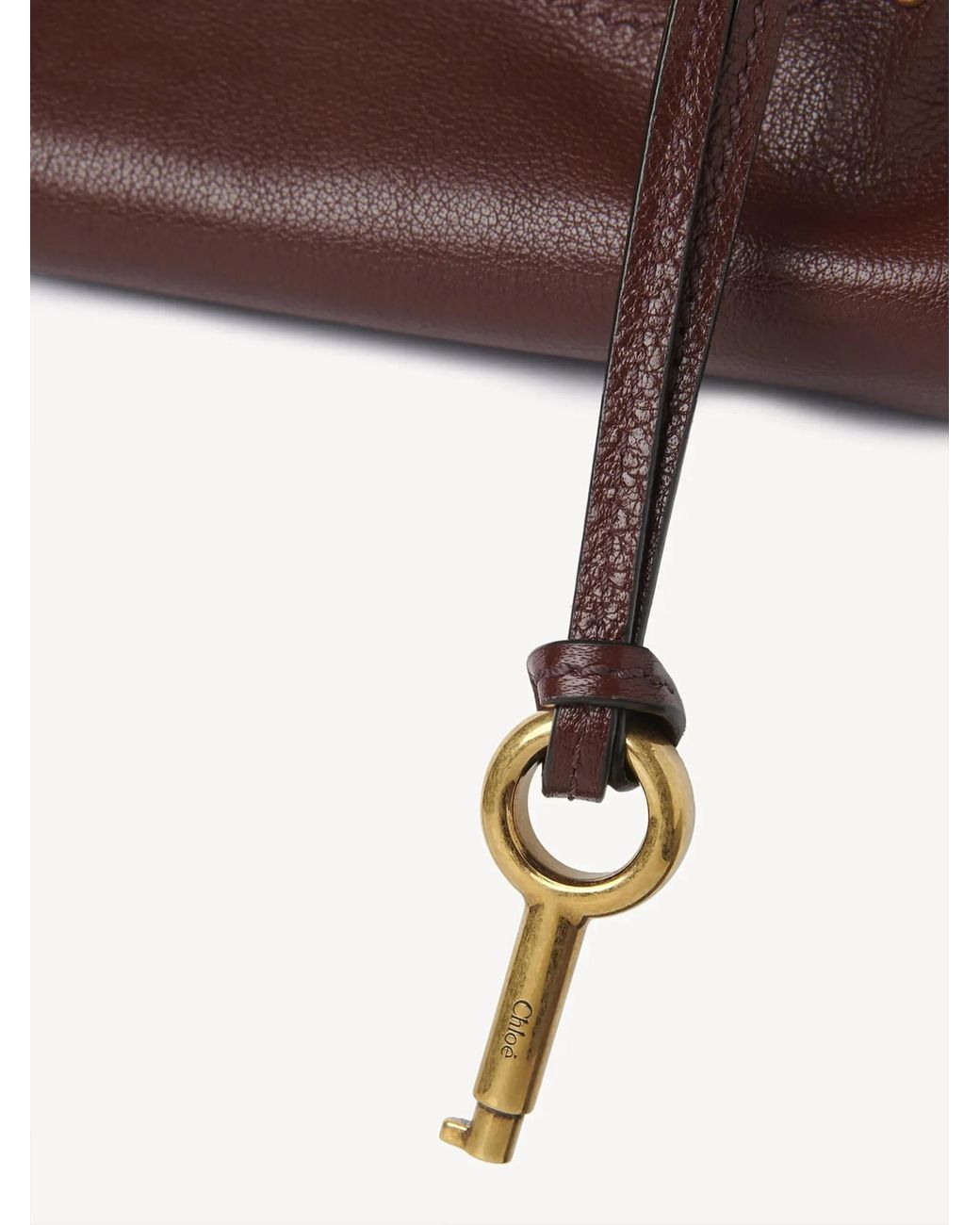 Chloé Brown Chloé Paddington Padlock Shoulder Bag