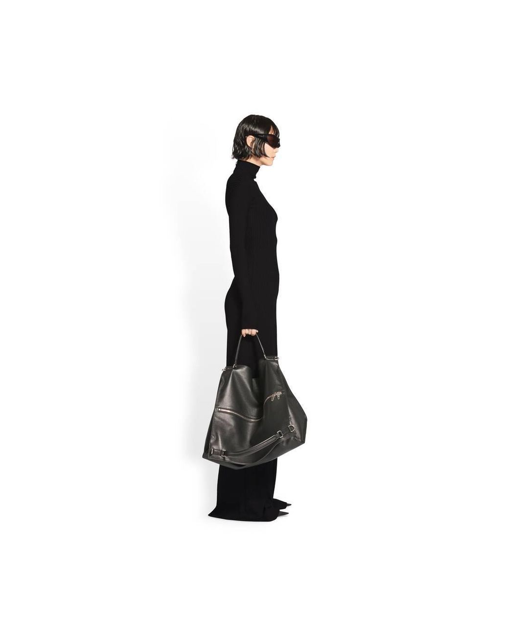 Balenciaga Black Tuta A Lupetto Da Donna
