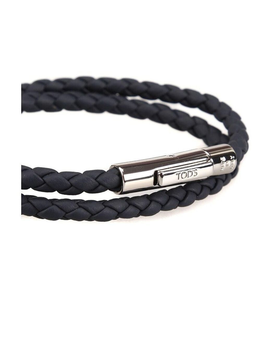 Tod's Blue Mycolors Woven Bracelet for men